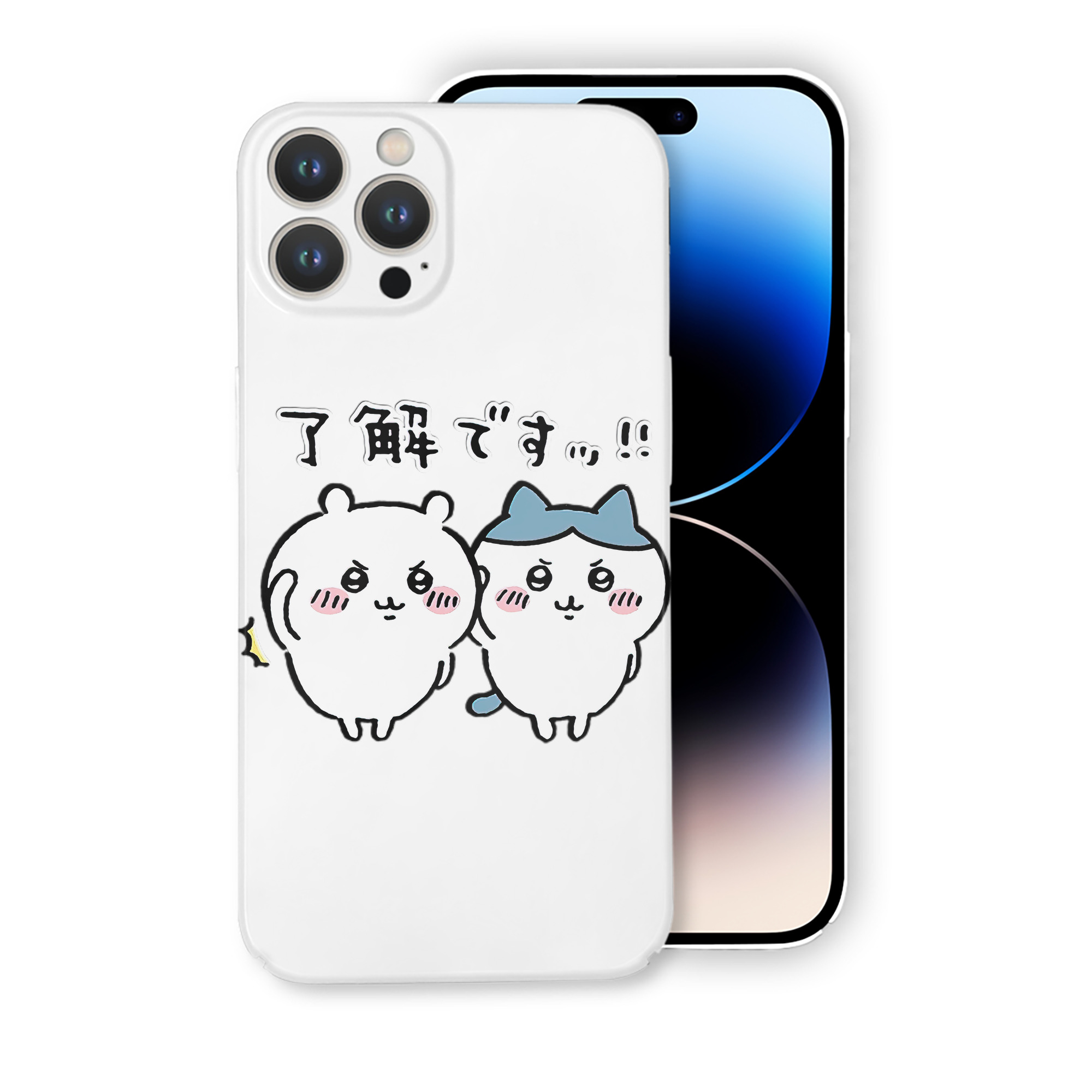 （画像用） ちいかわ ハチワレ Chii-kawa hachiware 【iPhone 14シリーズ対応】ハードケース